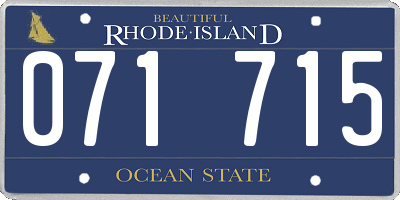 RI license plate 071715