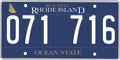 RI license plate 071716