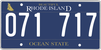 RI license plate 071717