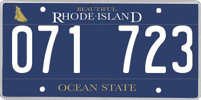 RI license plate 071723