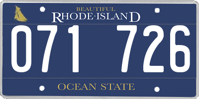 RI license plate 071726