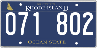 RI license plate 071802
