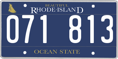 RI license plate 071813