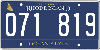 RI license plate 071819