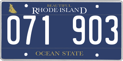RI license plate 071903