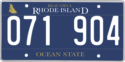 RI license plate 071904