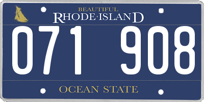 RI license plate 071908