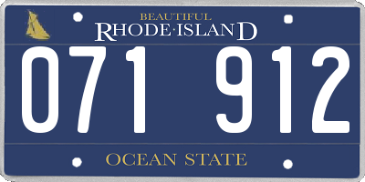 RI license plate 071912