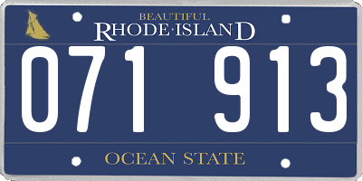 RI license plate 071913