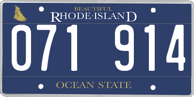 RI license plate 071914
