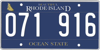 RI license plate 071916