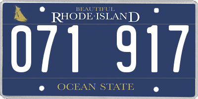 RI license plate 071917