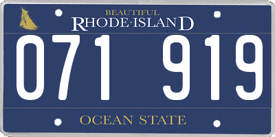 RI license plate 071919