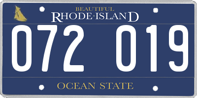 RI license plate 072019