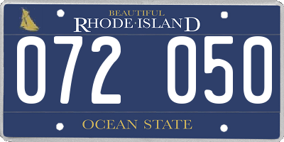 RI license plate 072050