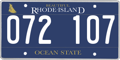 RI license plate 072107