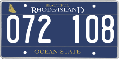 RI license plate 072108