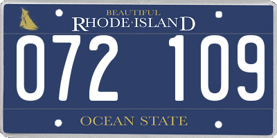 RI license plate 072109