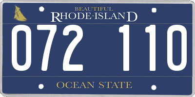 RI license plate 072110