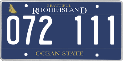 RI license plate 072111