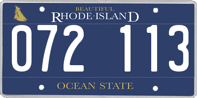 RI license plate 072113