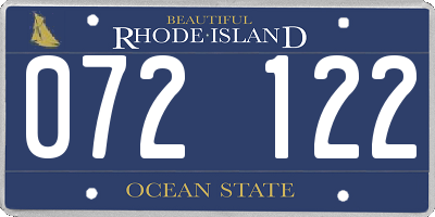 RI license plate 072122