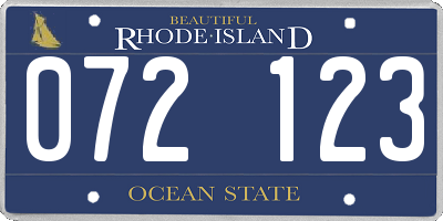 RI license plate 072123