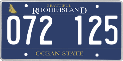 RI license plate 072125