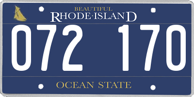 RI license plate 072170