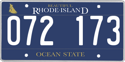 RI license plate 072173