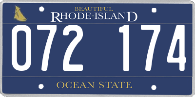 RI license plate 072174