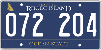 RI license plate 072204