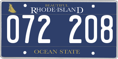 RI license plate 072208