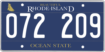 RI license plate 072209