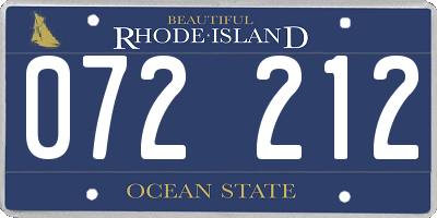 RI license plate 072212