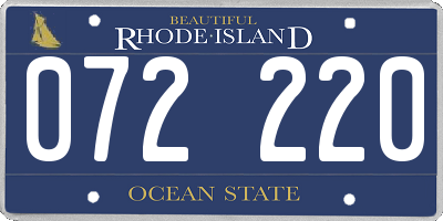 RI license plate 072220