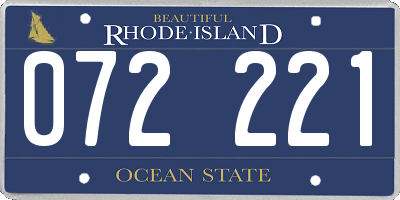 RI license plate 072221
