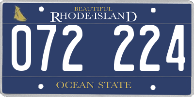 RI license plate 072224