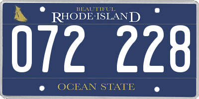 RI license plate 072228
