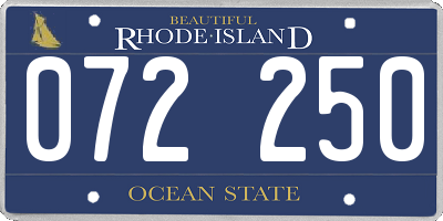 RI license plate 072250