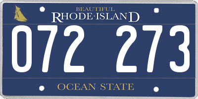 RI license plate 072273