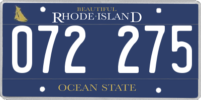 RI license plate 072275