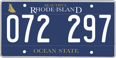 RI license plate 072297