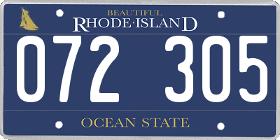 RI license plate 072305