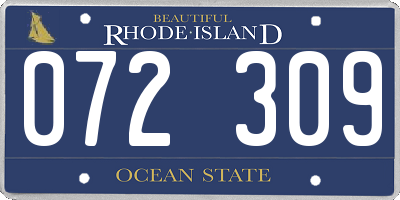 RI license plate 072309