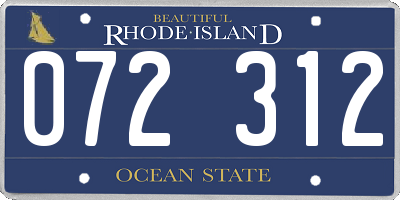 RI license plate 072312