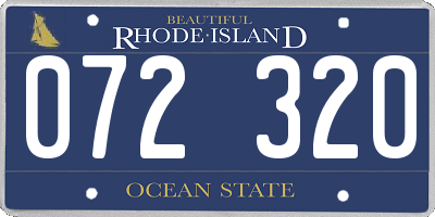 RI license plate 072320