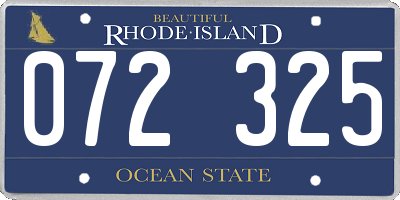 RI license plate 072325