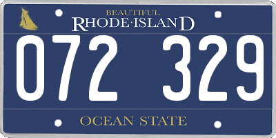 RI license plate 072329