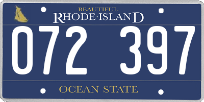 RI license plate 072397